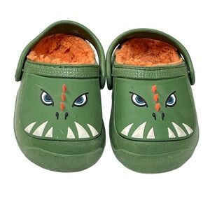 Capelli New York Crocodile Dinosaur Croc Shoes Green Orange Size 4-5